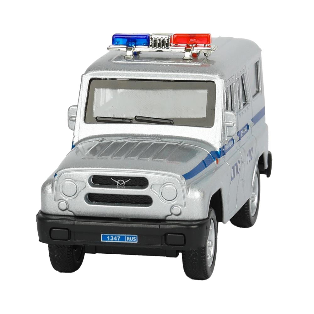 Игрушка пластик ворота+1 машинка, ПОЛИЦИЯ,кор. Технопарк в кор.24шт