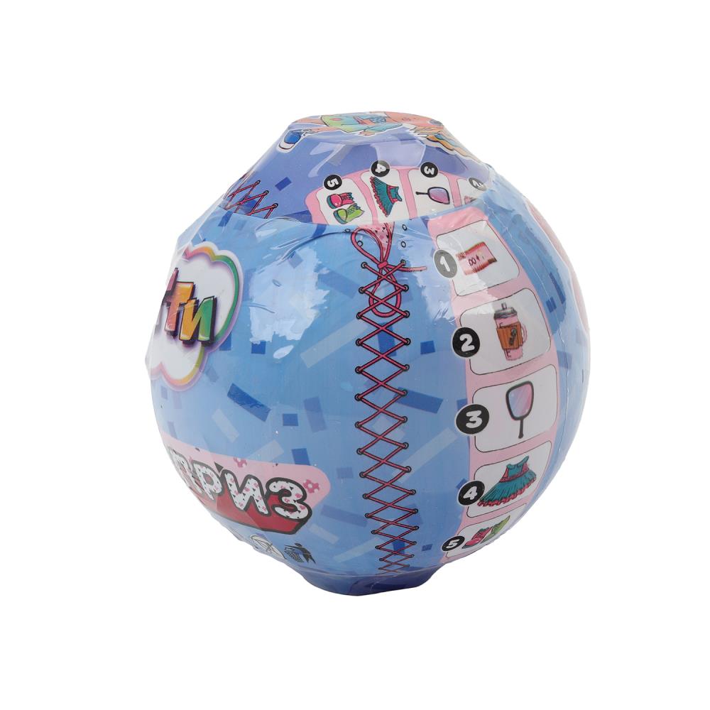 Шар-сюрприз, кукла с набором аксессуаров Тутти в кор.2*96шт