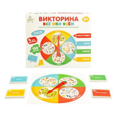 Игра настольная Викторина "Все обо всем"