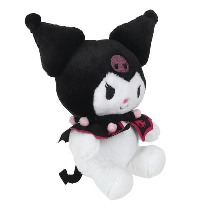 Игрушка мягкая Kuromi San RIO Куроми 17см в черной шапочке, в пакете "МУЛЬТИ-ПУЛЬТИ" в кор.24шт