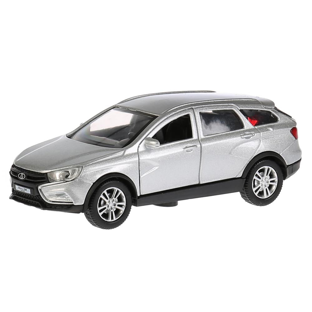 VESTA-CROSS-SL Машина металл LADA VESTA SW CROSS, длина 12 см, откр двери, багаж, инерц, Технопарк в