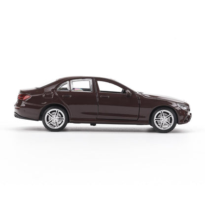 Машина металл MERCEDES-BENZ e-class amg 12см, дв,баг,ин,бордовый, кор. Технопарк в кор.2*36шт