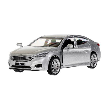 Машина металл KIA k7, 11,5 см, двери, инерция, кор. Технопарк в кор.2*48шт