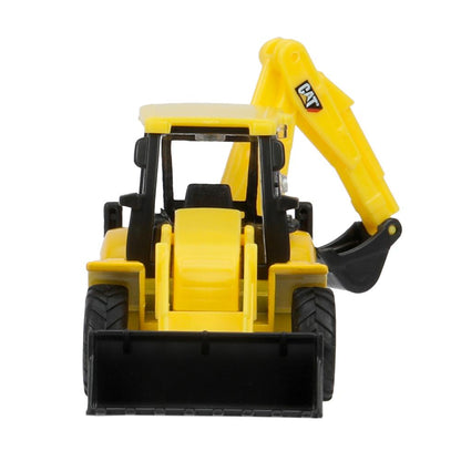Машина металл caterpillar экскаватор-погрузчик, 15 см, дверь, инерция Технопарк в кор.2*24шт