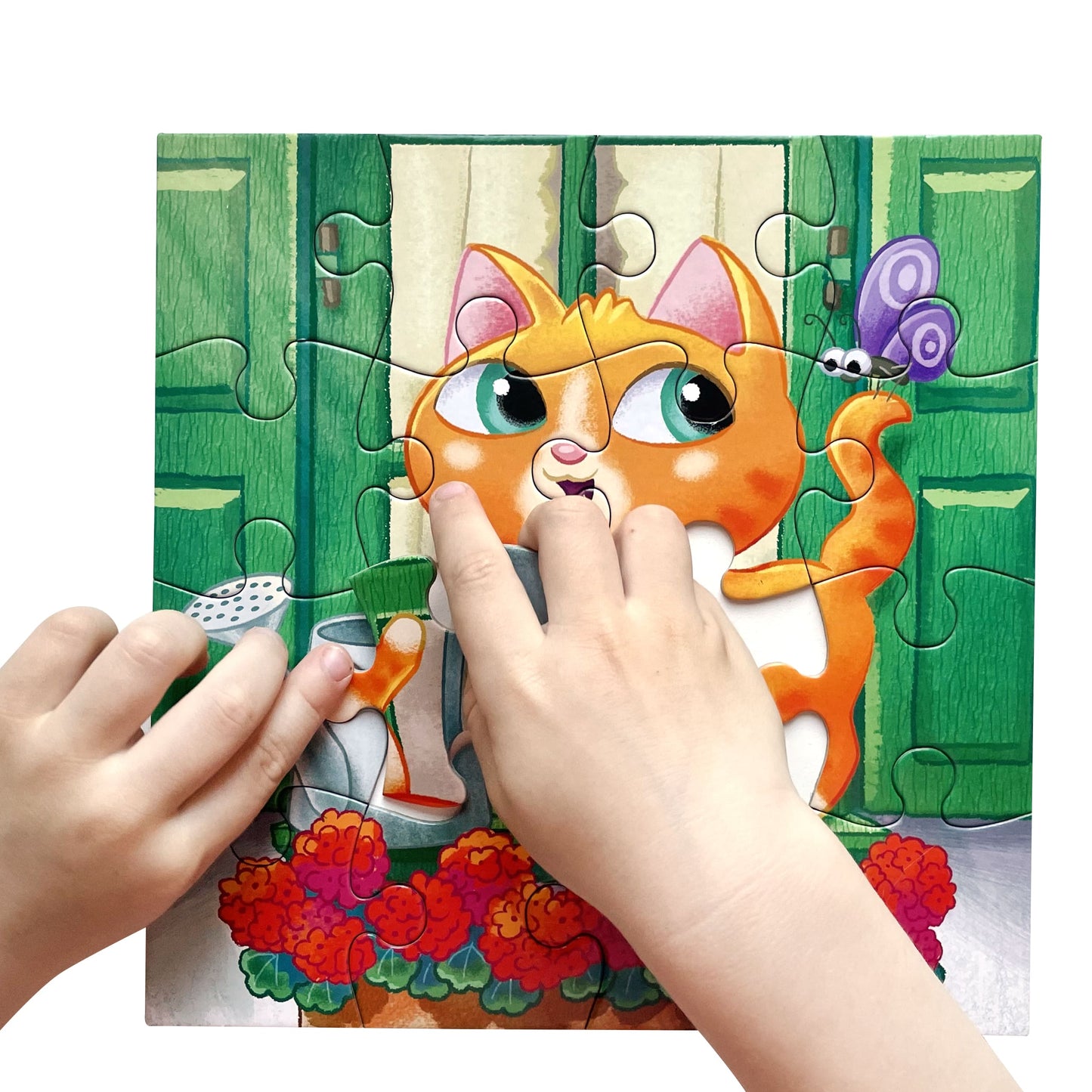 Пазл First Puzzle "Котик" (16 эл) Baby Toys