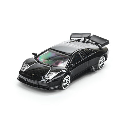 Машина металл lamborghini murcielago r-gt, длина 7 см, черный Технопарк в кор.144шт