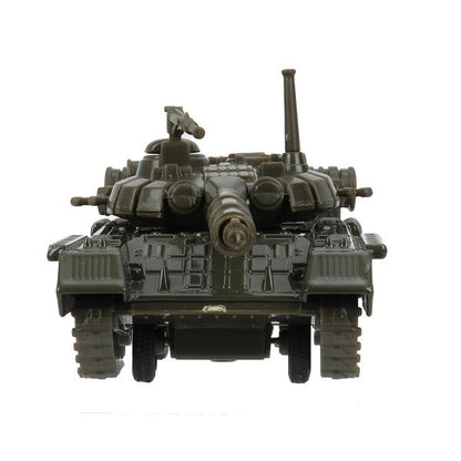 Модель металл ТАНК Т-90, 12 см, подвиж. дет., инерц.,кор. Технопарк в кор.2*24шт