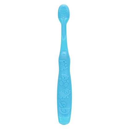Зубная щетка фигурная для детей БУБА синяя MASTER DENT в кор.24*12шт