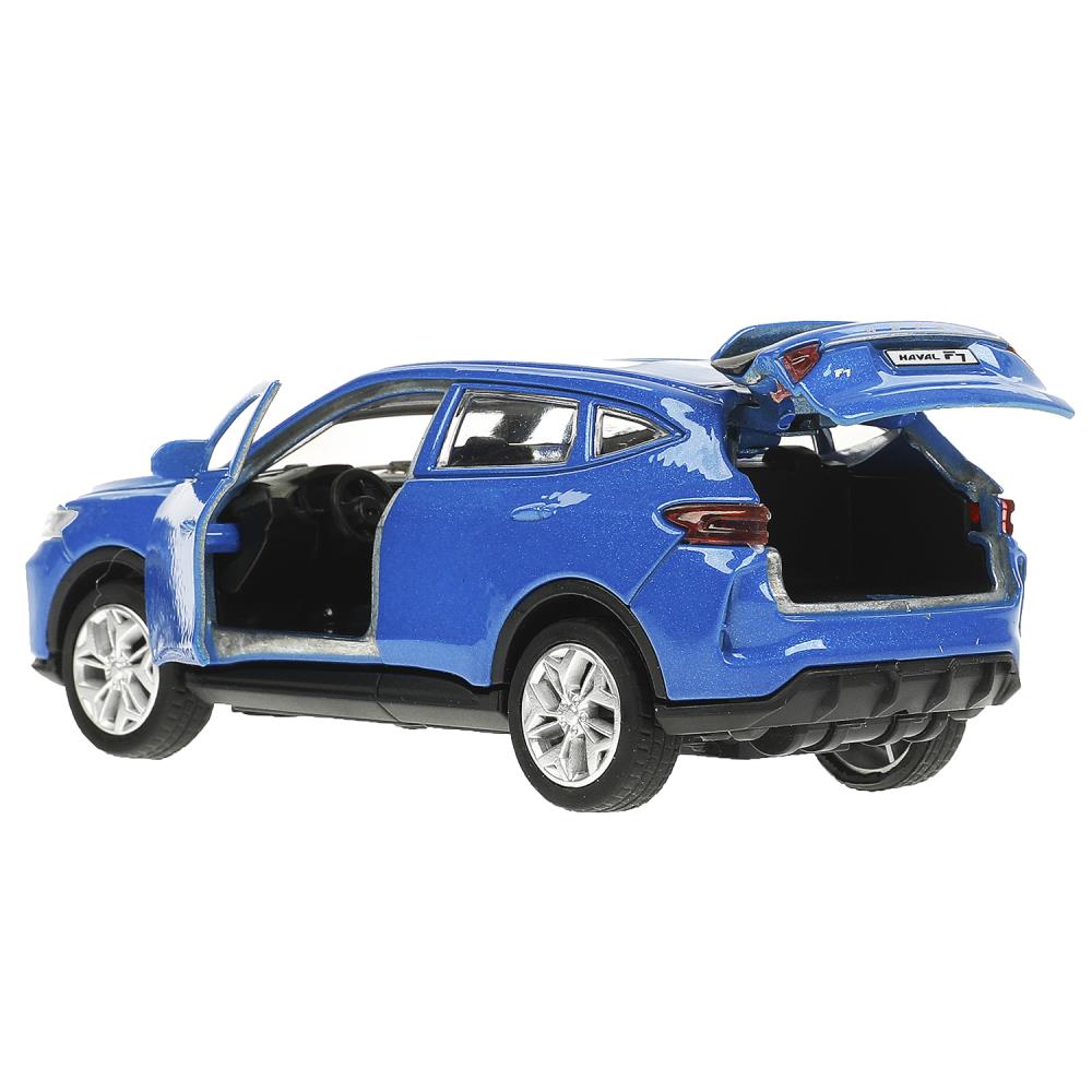 Машина металл HAVAL "haval f7", длина 12 см, дв, багаж, инер, синий, в кор. Технопарк в кор.2*36шт