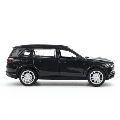 Машина металл MERCEDES-BENZ gls class amg 12см, дв,баг,ин,темно-серый, кор. Технопарк в кор.2*36шт