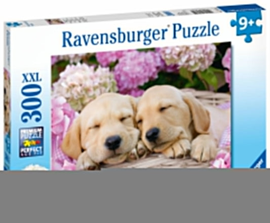 Ravensburger. Пазл карт. 300 "Сладкие щенки в корзинке" арт.13235