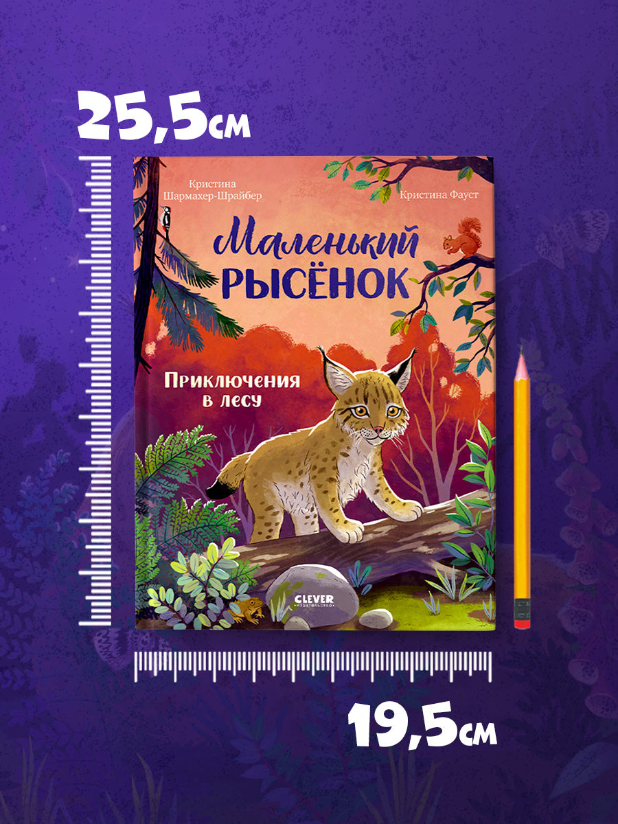 Удивительные животные. Маленький рысёнок. Приключения в лесу/Шармахер-Шрайбер К.