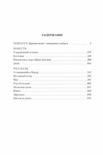 Чевенгур. Сокровенный человек. Котлован