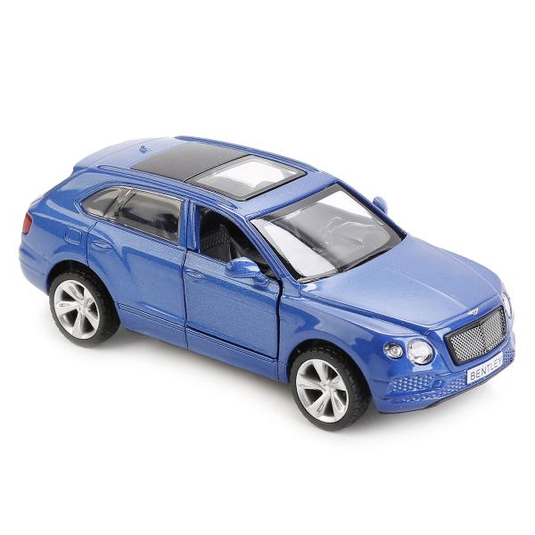 МАШИНА "ТЕХНОПАРК" МЕТАЛЛ. ИНЕРЦ. BENTLEY BENTAYGA, 1:45, ОТКРЫВ. ДВЕРИ, В РУСС. КОР. в кор.2*36шт