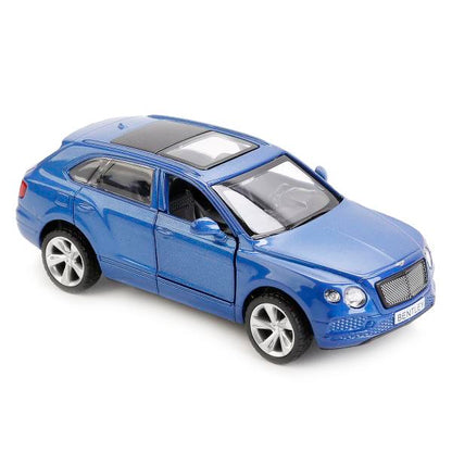 МАШИНА "ТЕХНОПАРК" МЕТАЛЛ. ИНЕРЦ. BENTLEY BENTAYGA, 1:45, ОТКРЫВ. ДВЕРИ, В РУСС. КОР. в кор.2*36шт