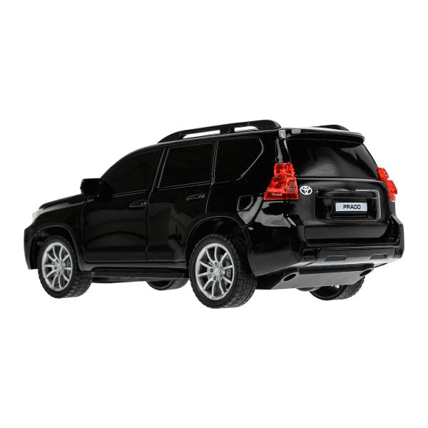 Машина ру TOYOTA PRADO свет, 19 см, черн, кор - в кор.2*24шт