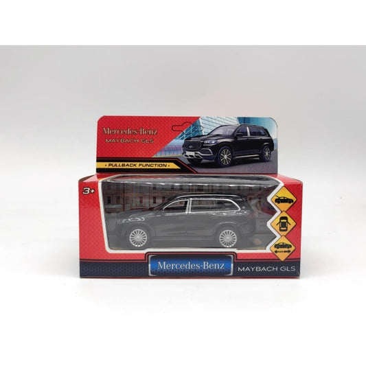 MAYBCHGLS-12-BK Машина металл MERCEDES-BENZ gls maybach 12см, дв,баг,ин,черный, кор. Технопарк в кор