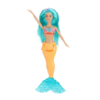 Кукла 29см barbie, пластиковый хвост, блист. в кор.24шт
