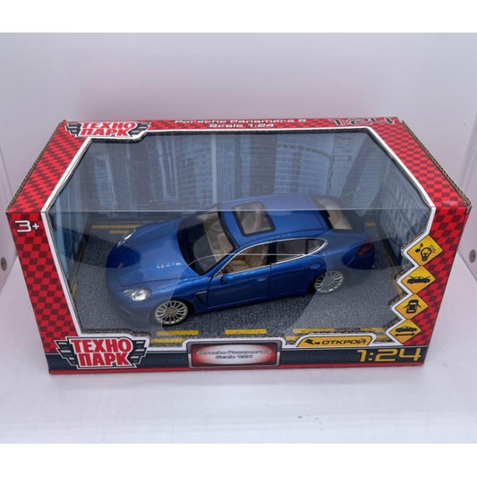 Машина металл свет-звук PORSCHE panamera, 19 см, двери, капот, багажник Технопарк в кор.2*6шт