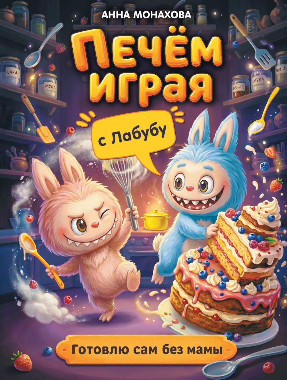 Печем играя с Лабубу. Готовлю сам без мамы