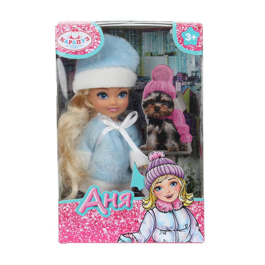 Кукла Аня 12 см, кор КАРАПУЗ в кор.120шт