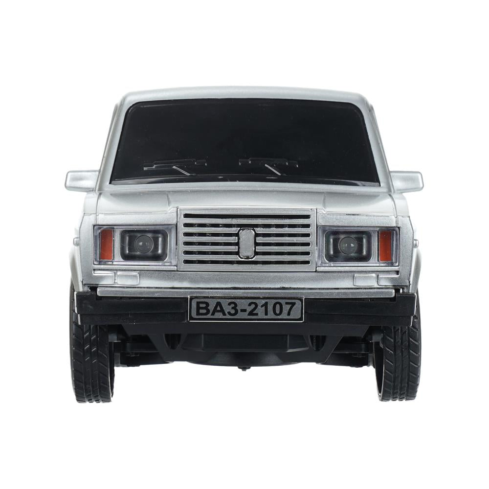 Машина р/у LADA ваз-2107 26 см, свет, серебристый, кор. Технопарк в кор.24шт