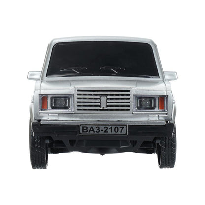 Машина р/у LADA ваз-2107 26 см, свет, серебристый, кор. Технопарк в кор.24шт