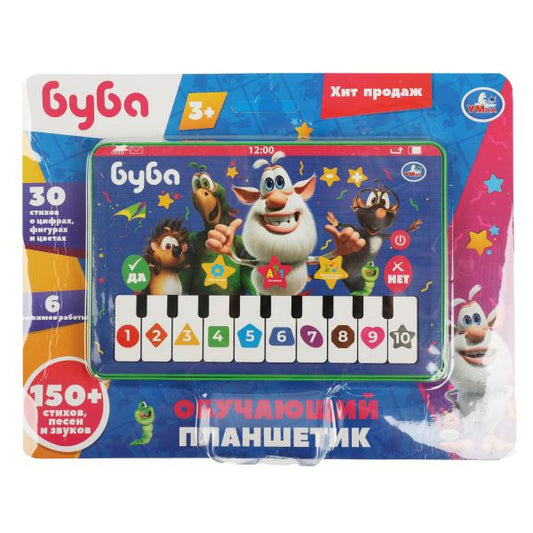 Умка. Обучающий планшетик "Буба" 150 стихов, песен, звуков., блист., бат., в кор. арт.HT1117-R17