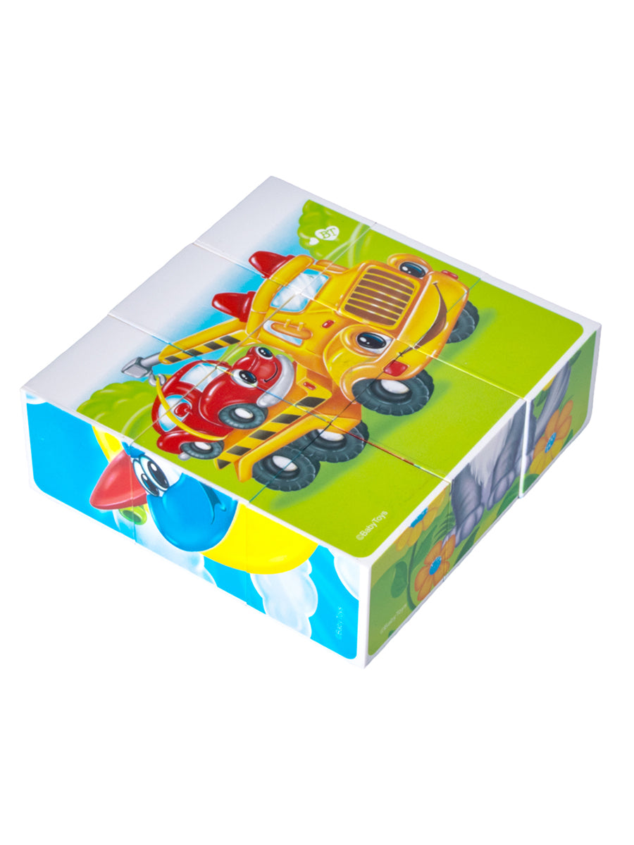 Кубики "Глазастики" (без обклейки) 9 шт Baby Toys