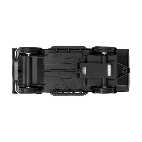 Машина металл LAND ROVER DEFENDER PICKUP 12 см, двери, багаж, черный, кор. Технопарк в кор.2*36шт
