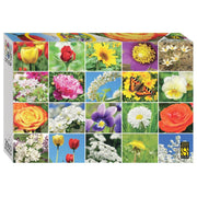 84052 Мозаика "puzzle" 2000 "Цветы. Коллаж"
