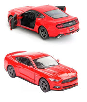 Kinsmart. Модель арт.KT5386W/1 "Ford Mustang GT 2015" 1:38 (красная) инерц.