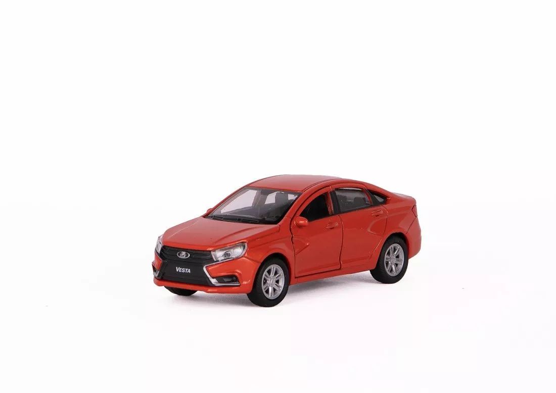 Welly. Машинка 1:38 "LADA Vesta" оранжевый арт.43727W-O