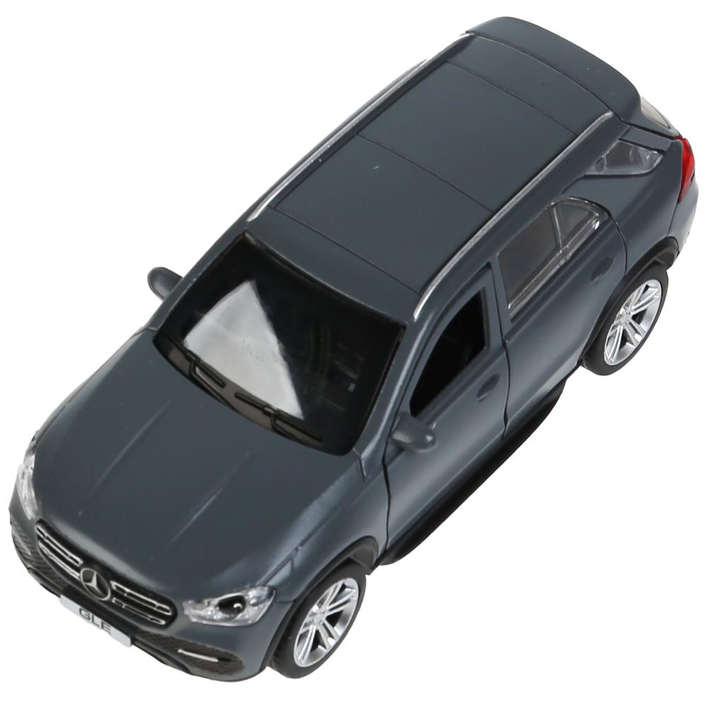 Машина металл MERCEDES-BENZ GLE 2018 МАТОВЫЙ 12 см, двер, багаж, серый, кор. Технопарк в кор.2*36шт