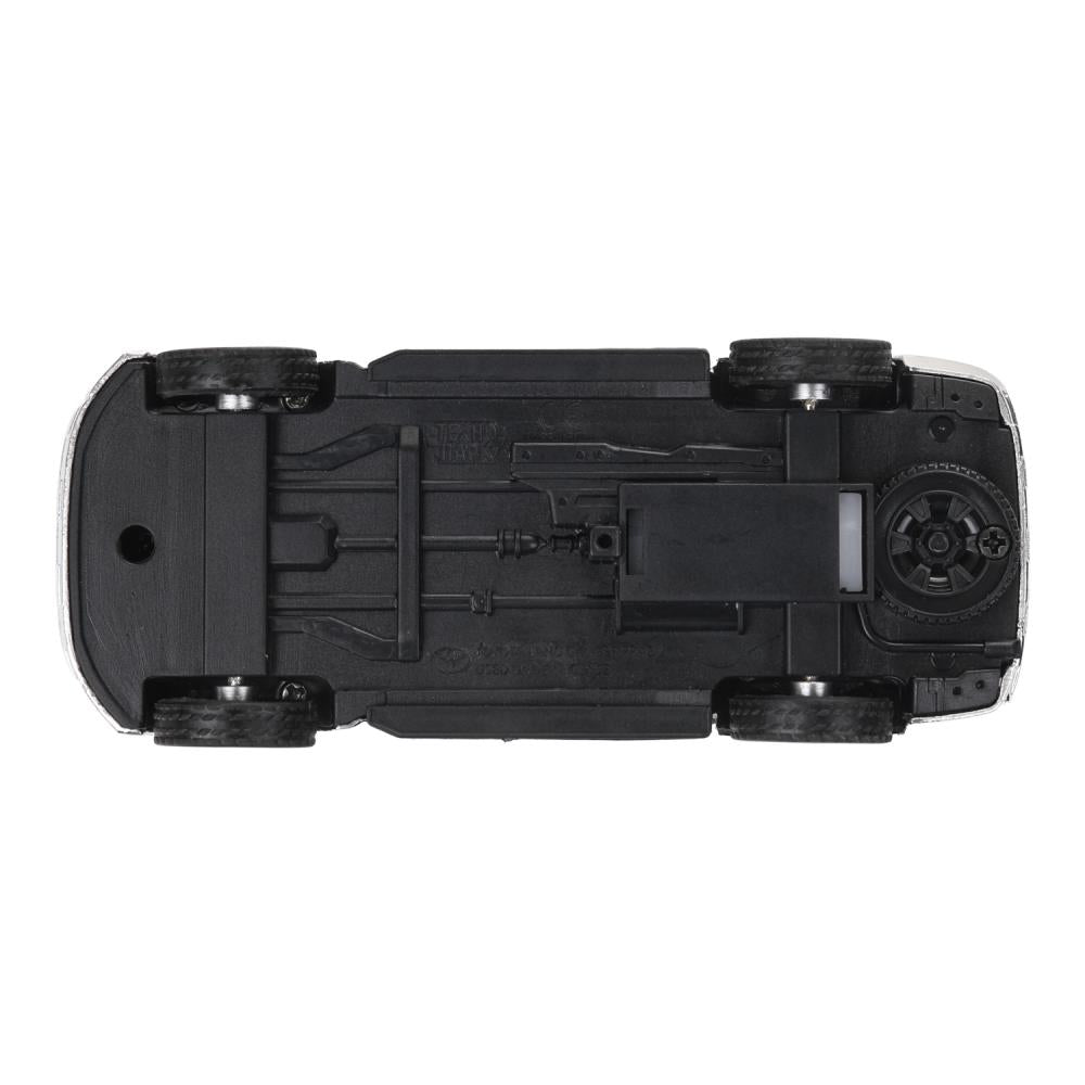 Машина металл TOYOTA PRADO ХРОМ 12 см, двери, багаж, инерц, серебрист, кор. Технопарк в кор.2*36шт