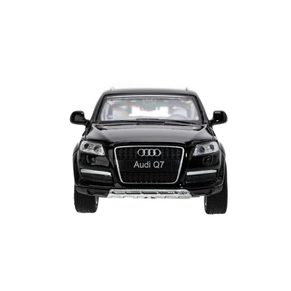 Машина металл свет-звук AUDI Q7, 15,4 см, двери, капот, багажник, инерция Технопарк в кор.2*24шт