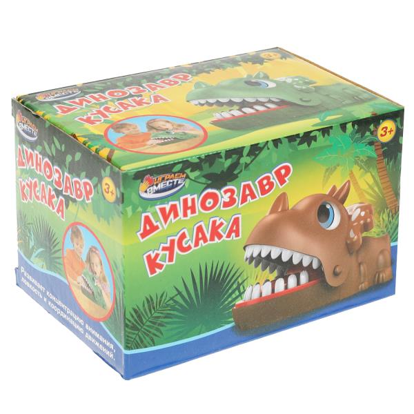 Настольная игра динозавр кусака, кор.15*10*10см ИГРАЕМ ВМЕСТЕ в кор.2*48шт