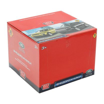 Машина металл range rover, RANGE ROVER EVOQUE 7 см,микс,дисп. Технопарк уп-24шт в кор.8уп
