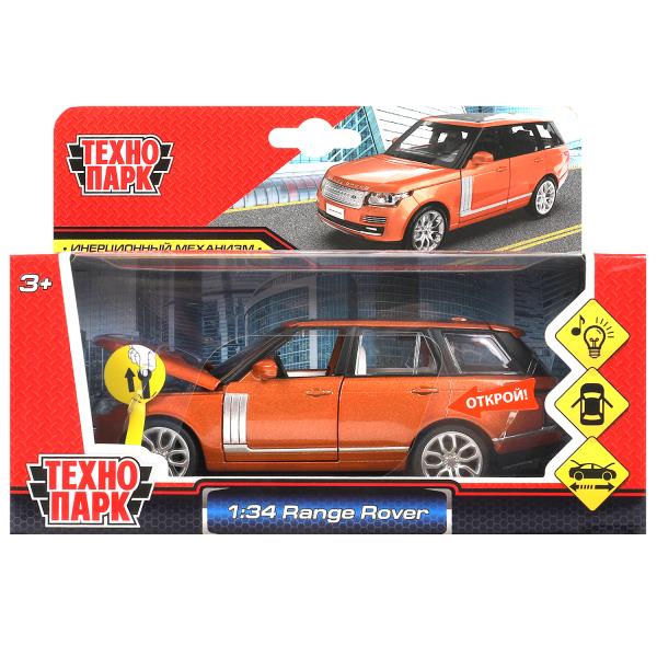 Машина металл свет-звук range rover, 14,7 см, двери, капот, инерция Технопарк в кор.2*24шт