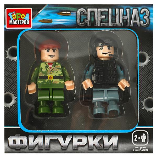 Конструктор фигурки спецназ, 2 шт. Город мастеров в кор.2*40шт