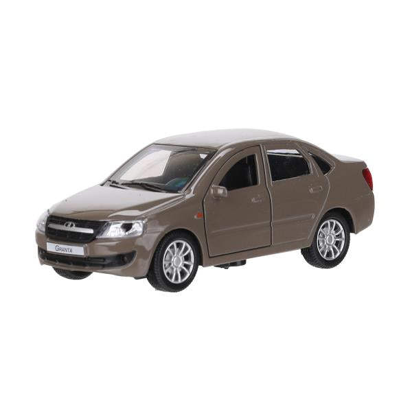 Машина металл LADA granta 11,5 см, двери, инерц, коричневый, кор. Технопарк в кор.2*36шт