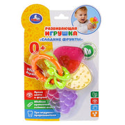 Развивающая игрушка фрукты на блистере (русс .уп.) "Умка" в кор.2*72шт