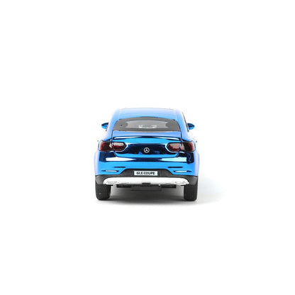 Машина металл MERCEDES-BENZ GLE COUPE длин 12 см, двери,синий ХРОМ, кор. Технопарк в кор.2*36шт