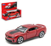 Welly. Машинка 1:38 "Chevrolet Camaro ZL1" красный арт.43667W-R