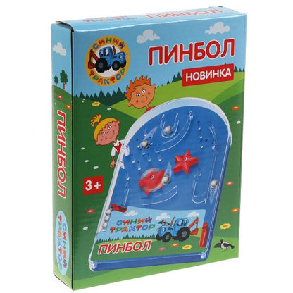 Настольная игра пинбол Синий ТРАКТОР кор.19,5*14,5*3см ИГРАЕМ ВМЕСТЕ в кор.2*72шт