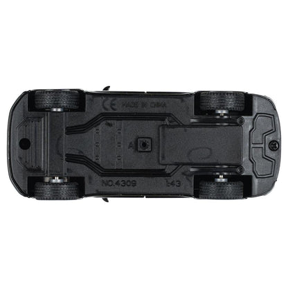 Машина металл li auto l9 10,5 cm, двери, инерц, черный, Технопарк