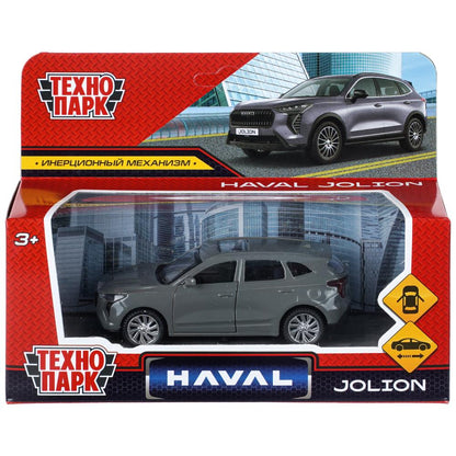 Машина металл haval jolion 10,5 см, двери, инерц. серый, Технопарк