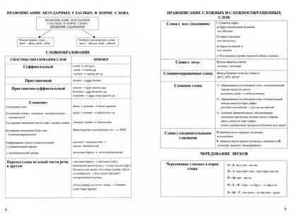 Русский язык в таблицах и схемах