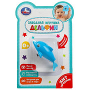 Заводная игрушка "дельфин" на блист. Умка в кор.2*144шт