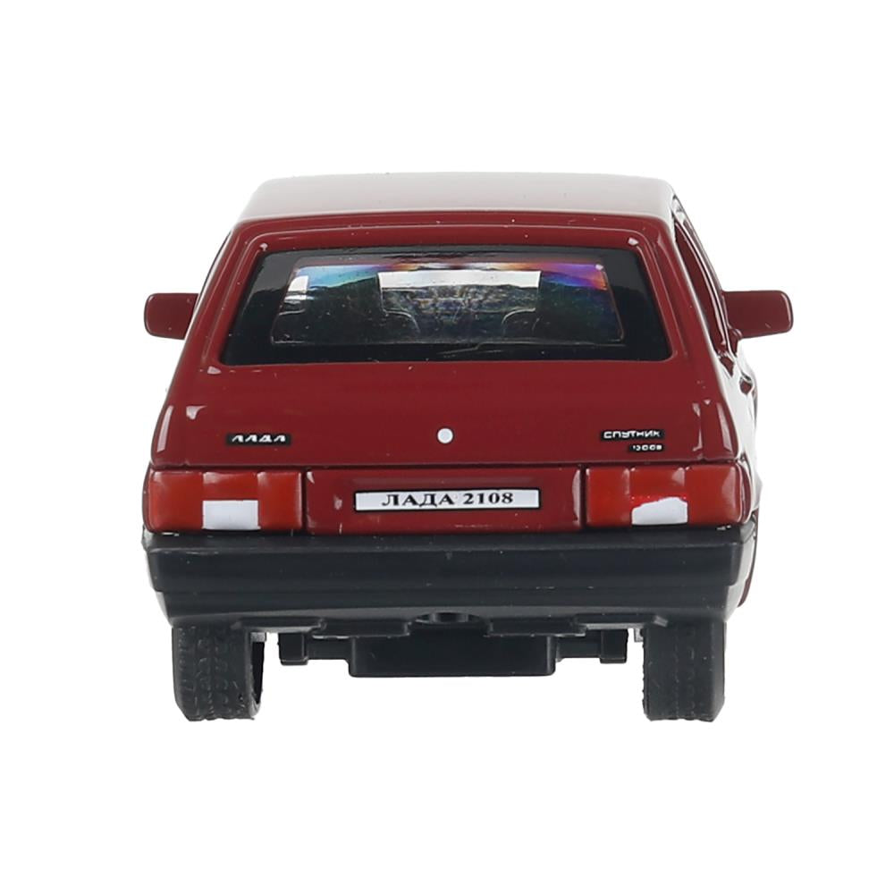 Машина металл LADA lada 2108 длина 10,5 см, инерц, вишневый, кор. Технопарк в кор.2*36шт